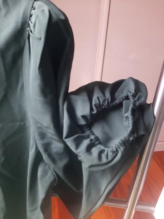 Blusa VILA verde mujer