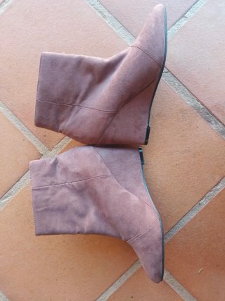 Botines Mango Talla 37 Marrones