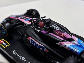 Bburago F1 Esteban Ocon A524 Alpine 1:43