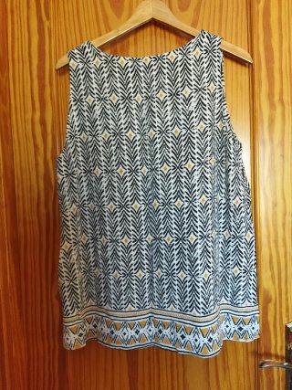 Blusa sin mangas