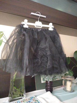 Falda Tutú Negra Talla Única