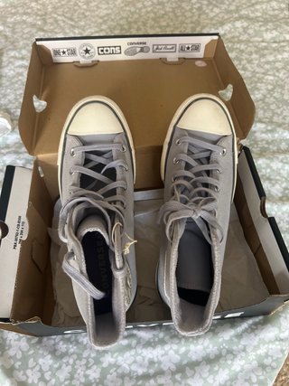 Converse plataforma azul claro