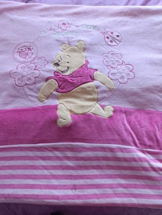 Colcha y protector cuna 120x60