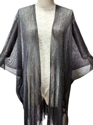 Kimono brillante con flecos