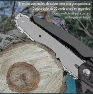 Motosierra Batería Recargable Pértiga Telescópica