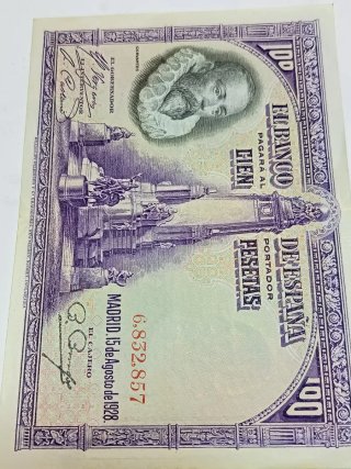 8 Billetes Antiguos Pesetas España 1951