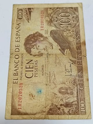 8 Billetes Antiguos Pesetas España 1951