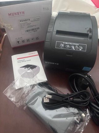 Impresora Tickets Munbyn Bluetooth Negra
