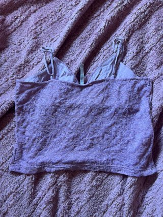 Top rosa encaje mujer
