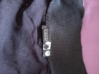Chaqueta transparente mujer negra multicolor