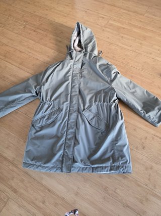 Parka Impermeable Oysho Verde