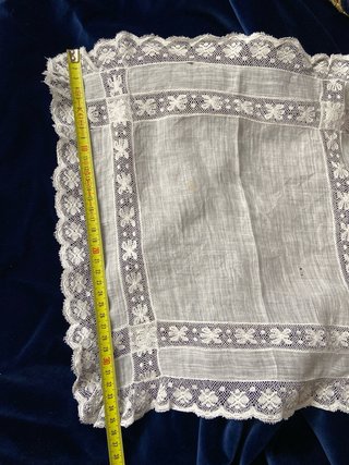Pañuelo Dolorosa Encaje Blanco