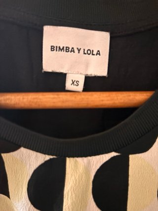 Camiseta Bimba y Lola sin mangas estampada XS