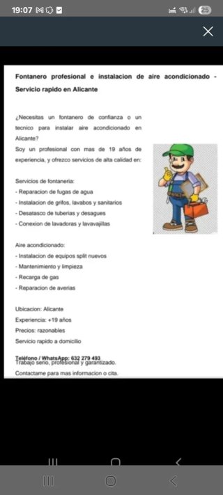Fontanero profesional