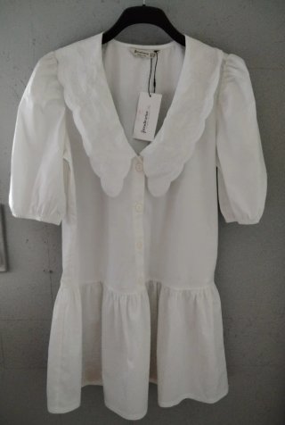 Vestido Stradivarius blanco nuevo con etiqueta