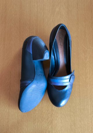 Zapatos Clarks Talla 39 Azul/Morado