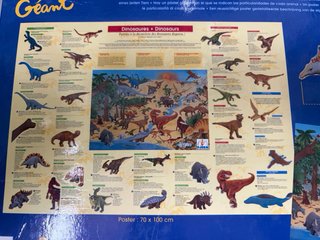 Puzzle Gigante Djeco Dinosaurios 48 Piezas