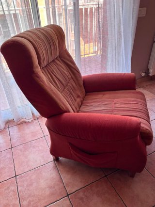 Sofá de 3 plazas y sillón reclinable