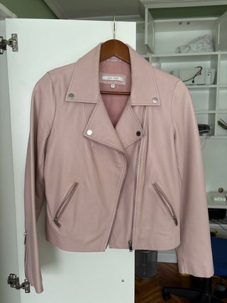 Chaqueta Cuero Rosa Easy Wear Talla M