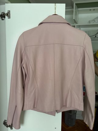 Chaqueta Cuero Rosa Easy Wear Talla M