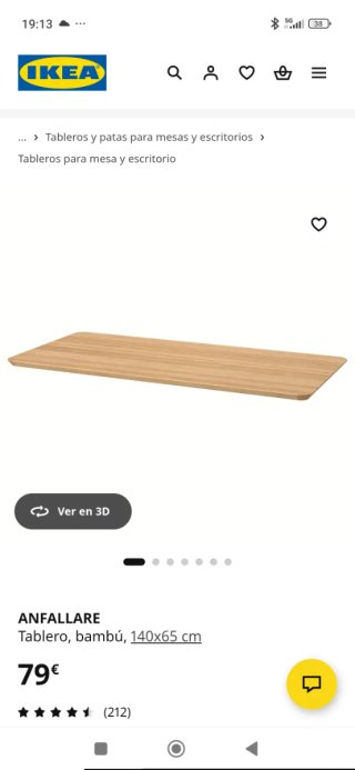 Mesa de escritorio de madera para despacho