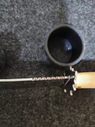 Cuchillo de caza forjado a mano