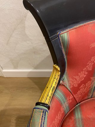 Sofá Decorativo Estilo Luis XVI