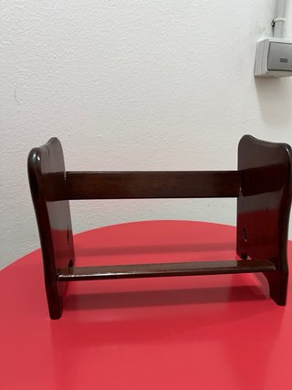 Porta libri vintage in legno