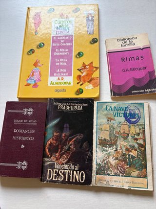 Lote 5 Libros Clásicos y Cuentos Infantiles