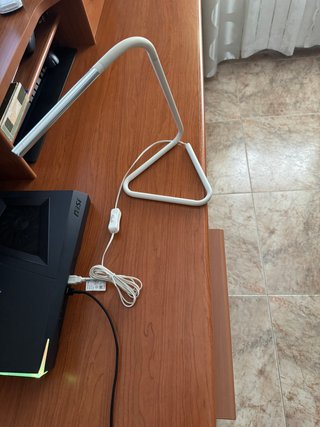 Lámpara Escritorio Ikea Blanca Metálica
