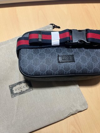 Bolso Gucci Negro Multicolor Nuevo