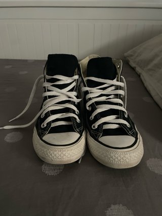 Converse negras altas