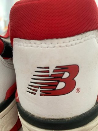 New Balance 550 Scarpe Rosse e Bianche