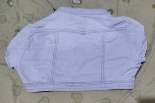 Gilet corto in denim donna