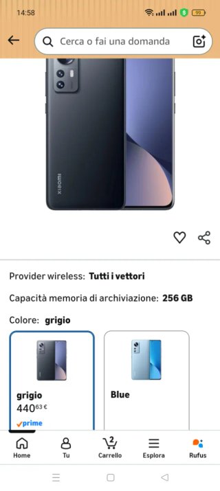 Xiaomi 12x Smartphone