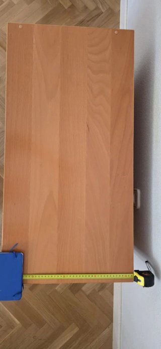 Mueble TV o auxiliar chapa natural de IKEA