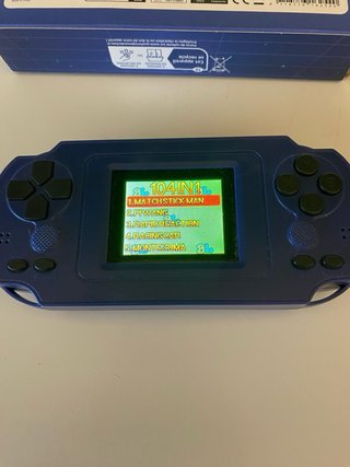 Consola Retro Portátil Azul