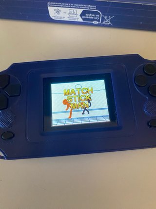Consola Retro Portátil Azul