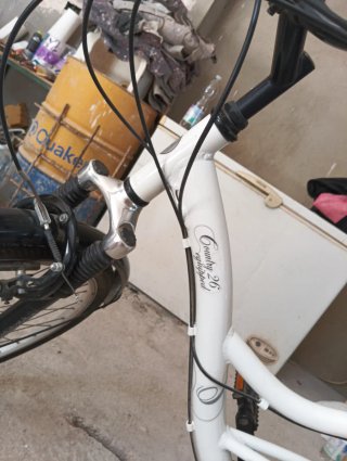 Bicicleta Paseo Blanca con Bolso