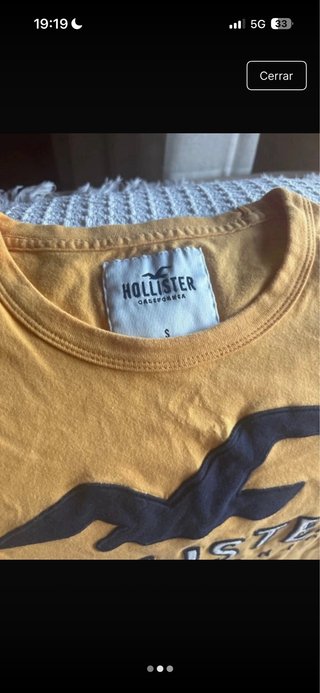 Polo Hollister Vintage Amarillo