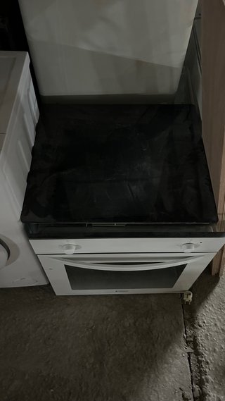 Horno Candy Blanco y placa