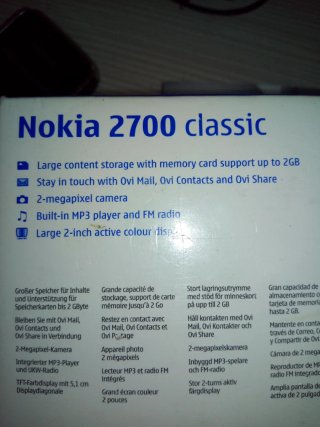 Nokia 2700 Classic Negro