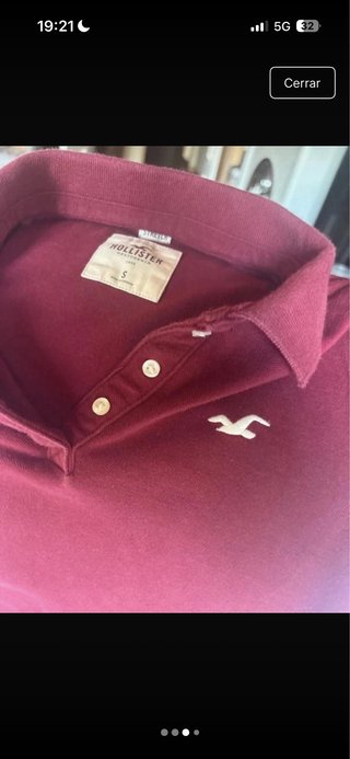 Polo Hollister Granate