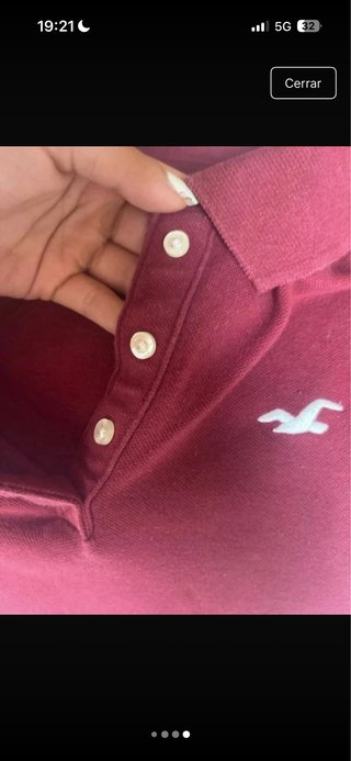 Polo Hollister Granate