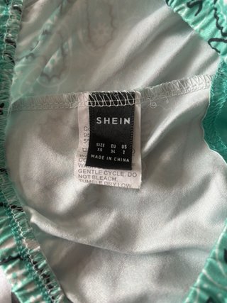 Top bandeau Shein estilo pañuelo