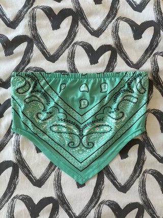 Top bandeau Shein estilo pañuelo