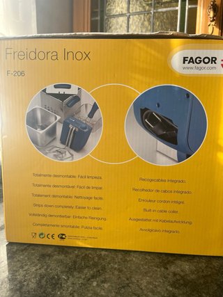Freidora Fagor Inox F-206