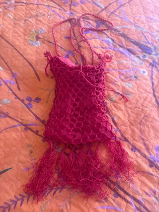 Bolso Gitana Rojo/Rosa