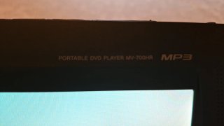 Reproductor DVD Portátil Sony MV-700HR 7 pulgadas.