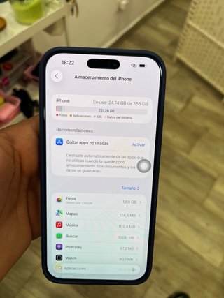 iPhone 17 Pro Max 256GB Azul | 19 ciclos | 100 bat